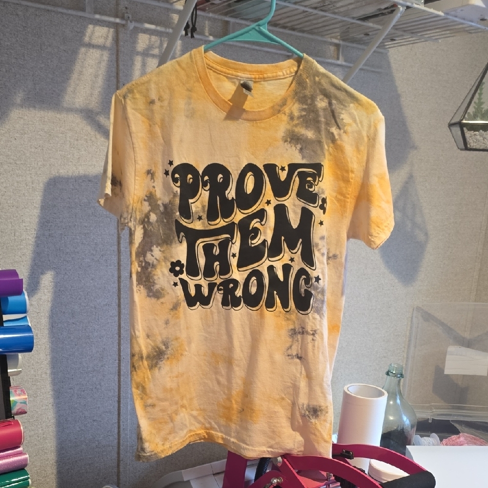 Gildan Yellow/Grey Tie-Dye T-Shirt